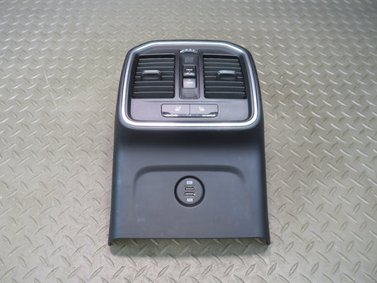 2015-2018 Porsche Macan Rear Center Console Trim Cover Panel w Switches Air Vent