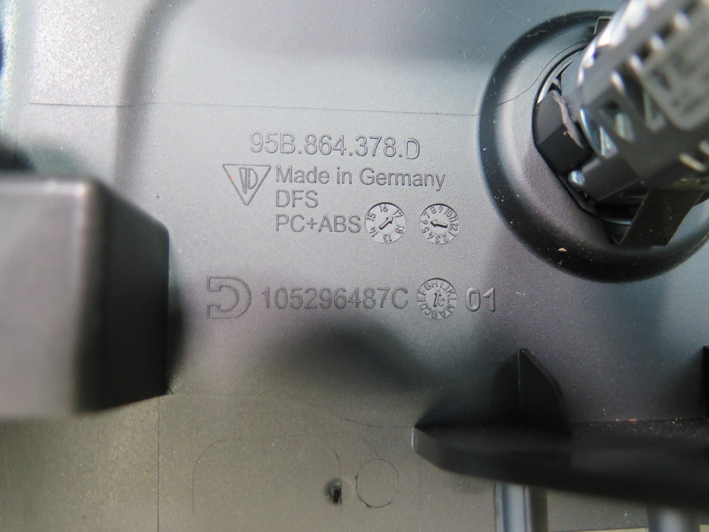 2015-2018 Porsche Macan Rear Center Console Trim Cover Panel w Switches Air Vent