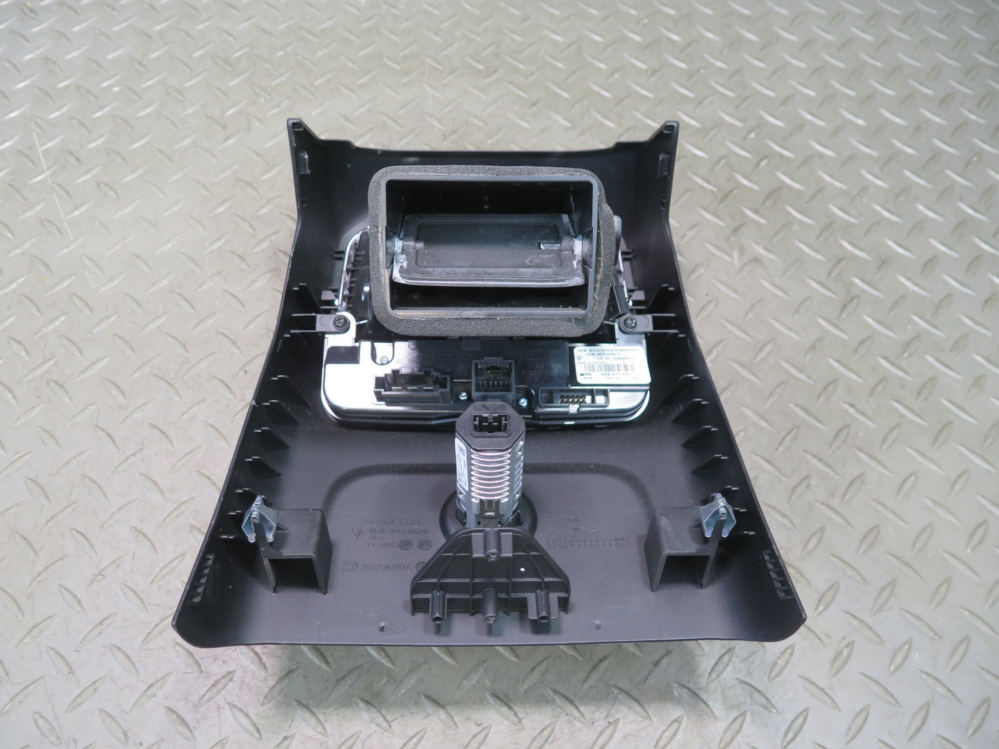 2015-2018 Porsche Macan Rear Center Console Trim Cover Panel w Switches Air Vent