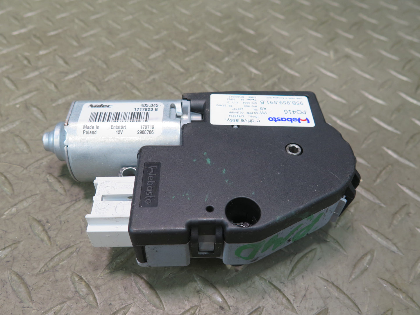2015-2025 Porsche Macan Sunroof Motor Drive Unit 95B959591B