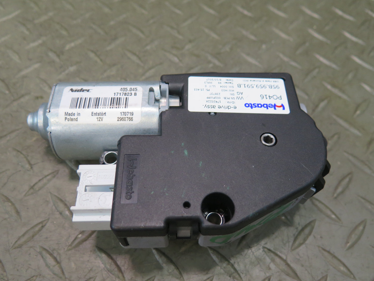 2015-2025 Porsche Macan Sunroof Motor Drive Unit 95B959591B