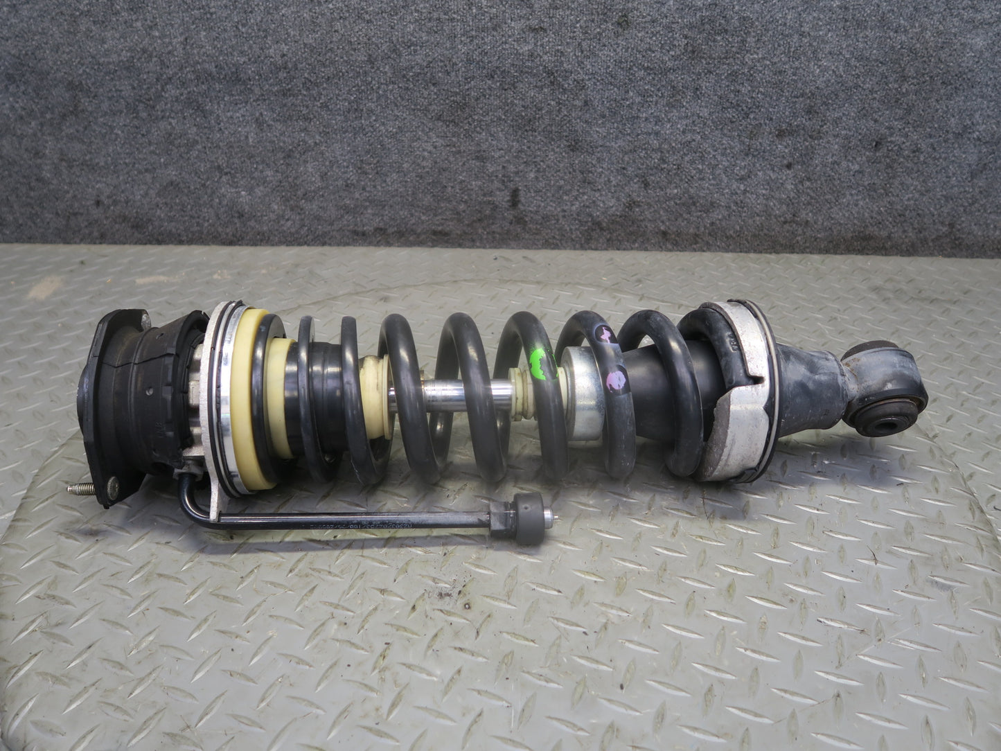 07-12 Mercedes R230 SL550 Rear Right & Left ABC Shock Strut w Spring Set OEM