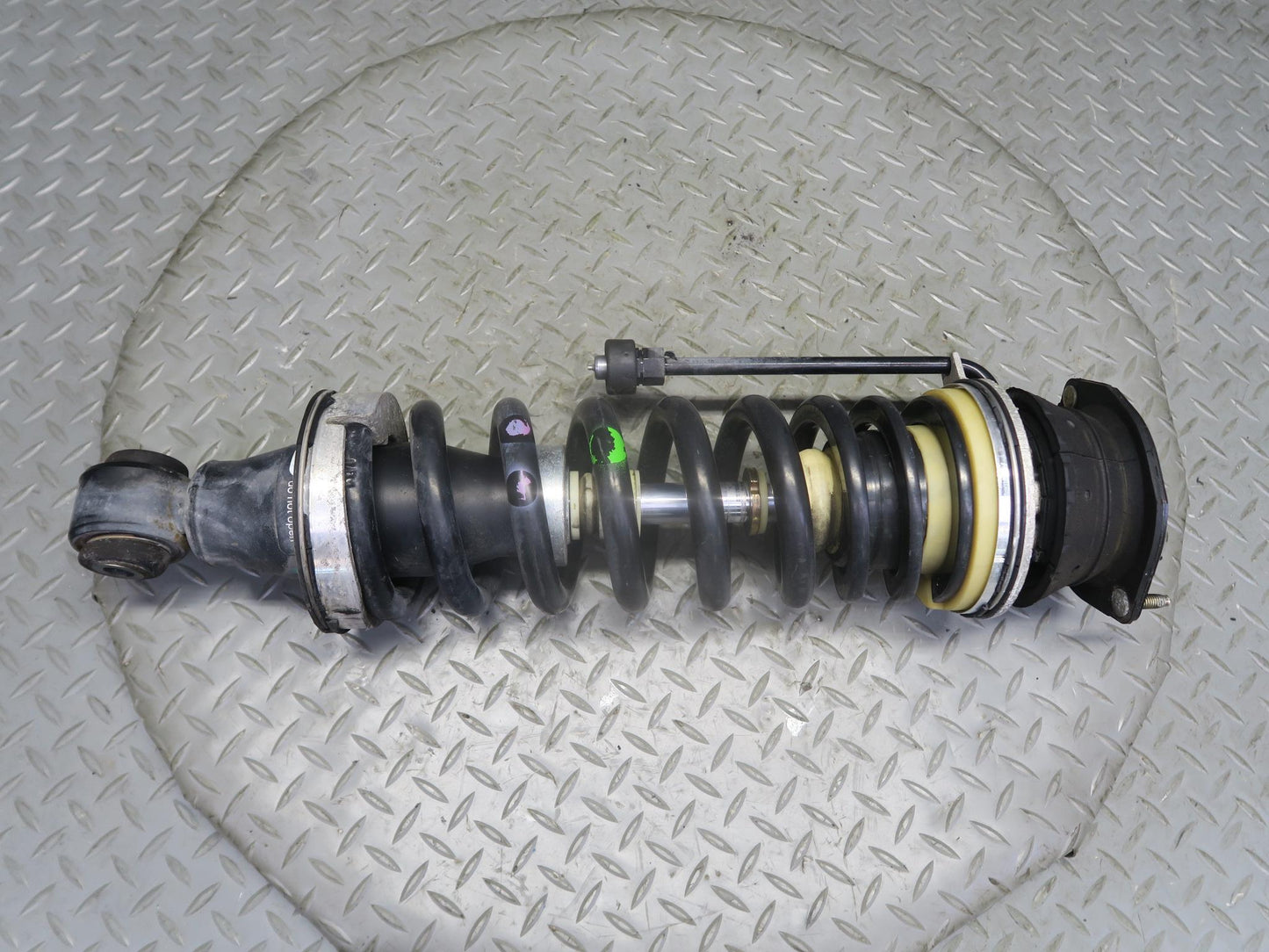 07-12 Mercedes R230 SL550 Rear Right & Left ABC Shock Strut w Spring Set OEM