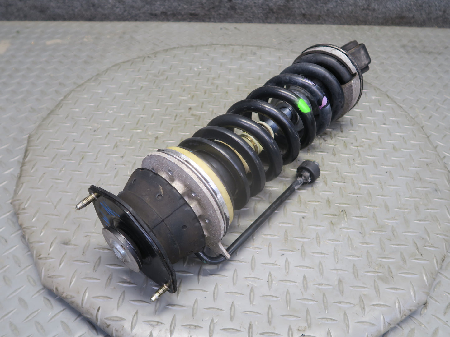 07-12 Mercedes R230 SL550 Rear Right & Left ABC Shock Strut w Spring Set OEM