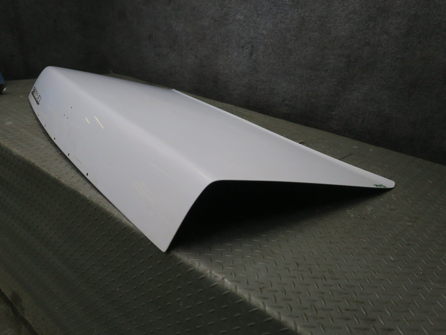 86-91 Mercedes W126 560SEL Sedan Rear Trunk Deck Lid Shell Panel White OEM