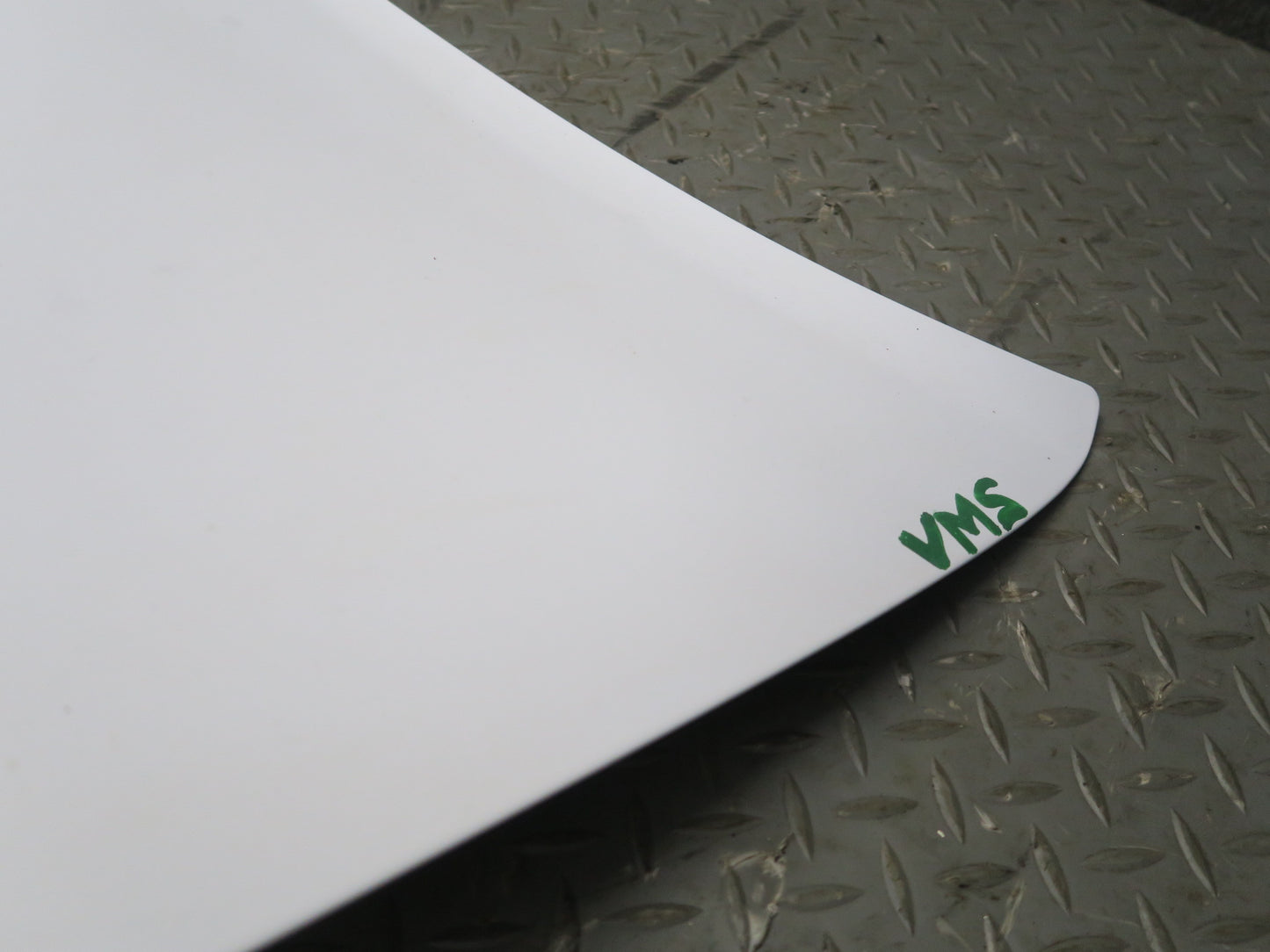 86-91 Mercedes W126 560SEL Sedan Rear Trunk Deck Lid Shell Panel White OEM