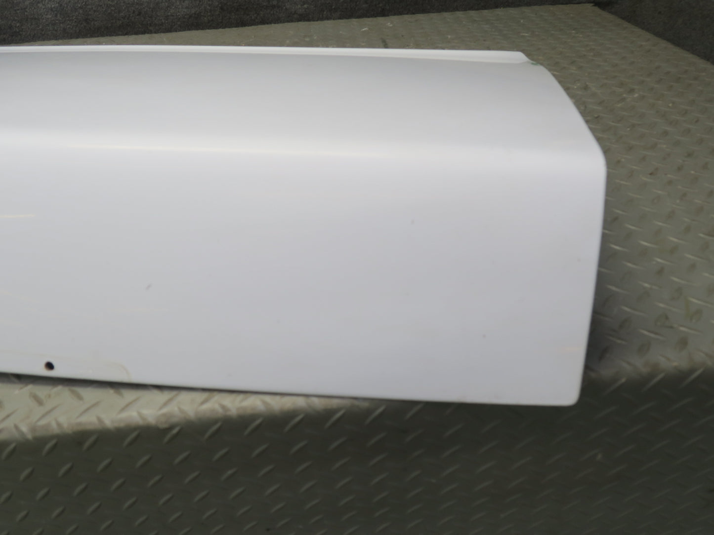 86-91 Mercedes W126 560SEL Sedan Rear Trunk Deck Lid Shell Panel White OEM