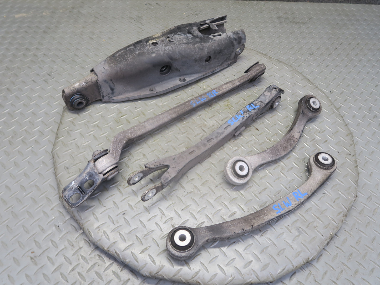 03-08 Mercedes R230 Sl-class Set of 5 Rear Left Upper & Lower Control Arm OEM