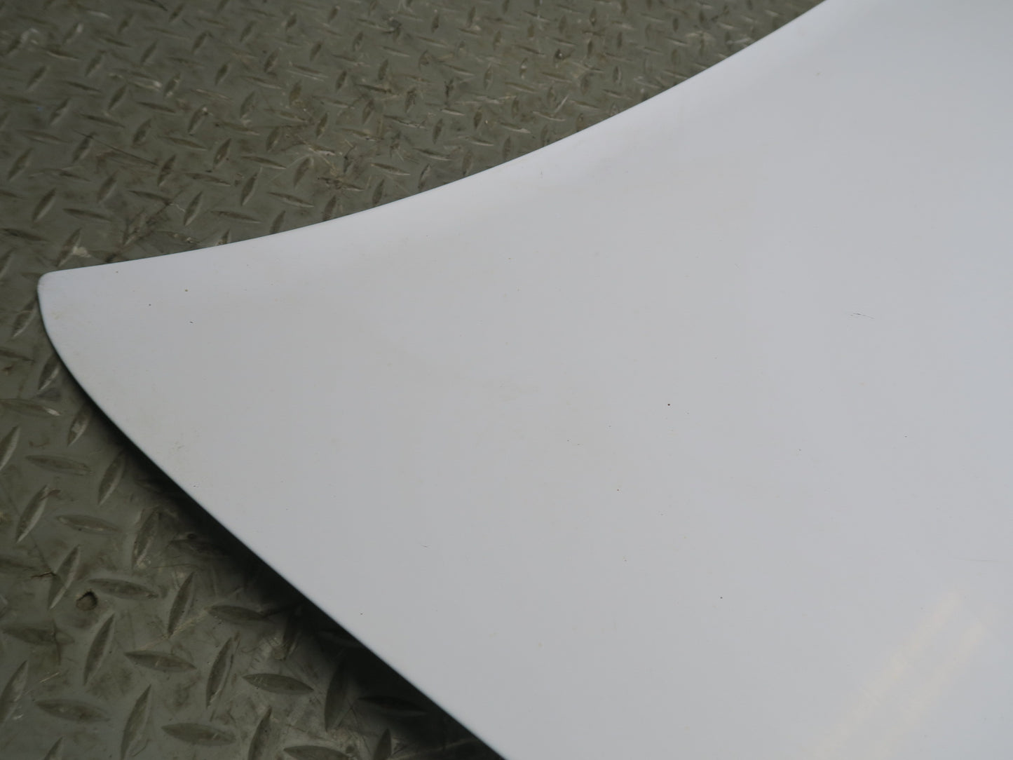 86-91 Mercedes W126 560SEL Sedan Rear Trunk Deck Lid Shell Panel White OEM