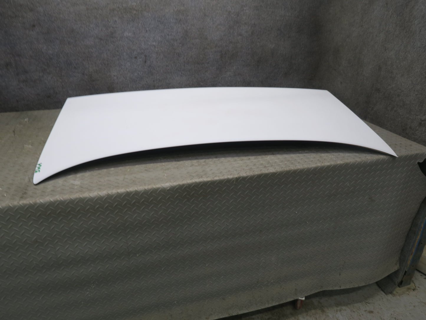 86-91 Mercedes W126 560SEL Sedan Rear Trunk Deck Lid Shell Panel White OEM