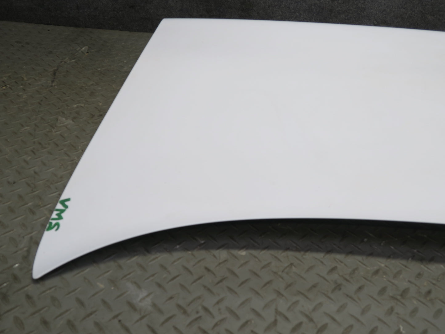 86-91 Mercedes W126 560SEL Sedan Rear Trunk Deck Lid Shell Panel White OEM