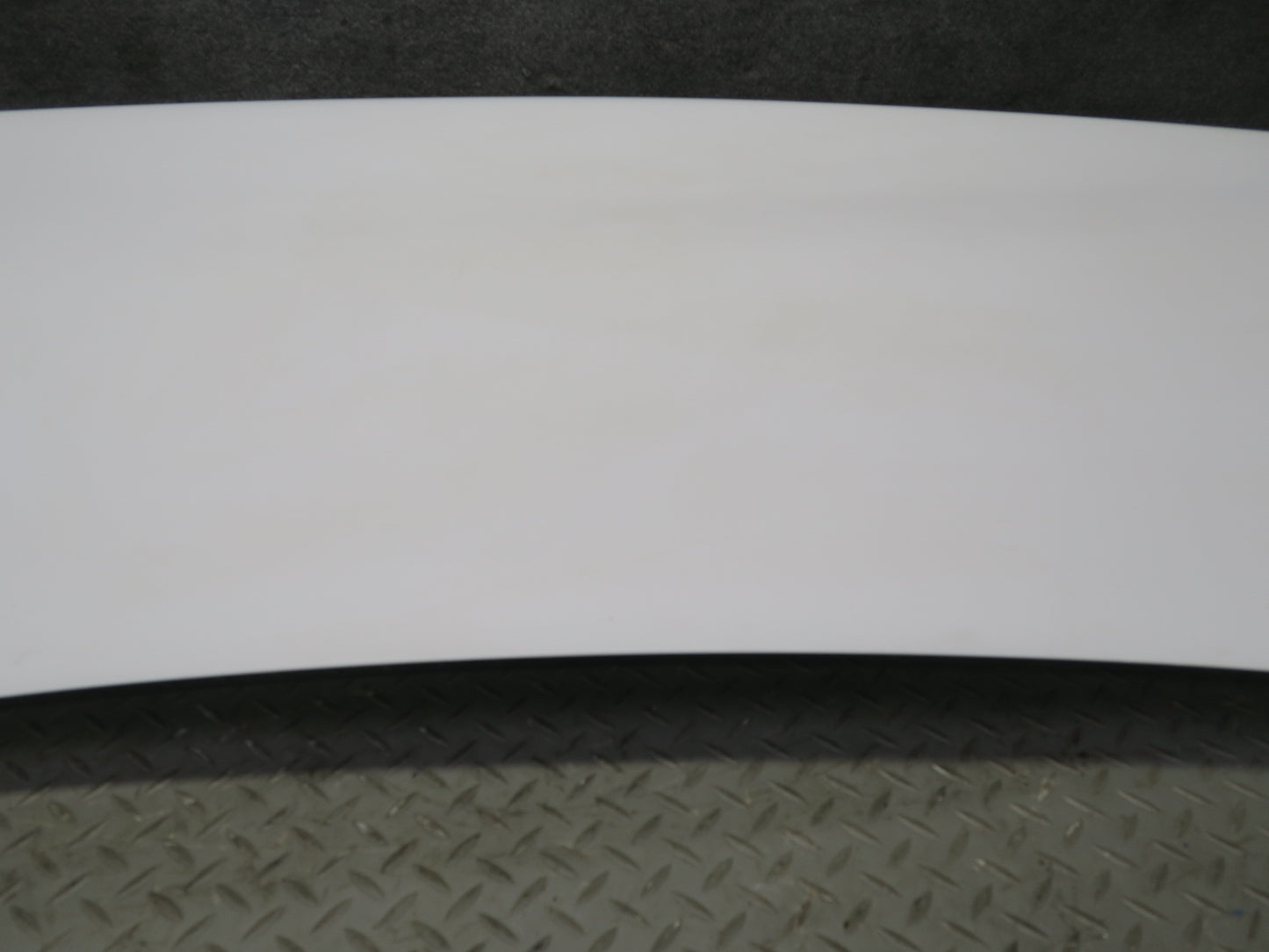 86-91 Mercedes W126 560SEL Sedan Rear Trunk Deck Lid Shell Panel White OEM