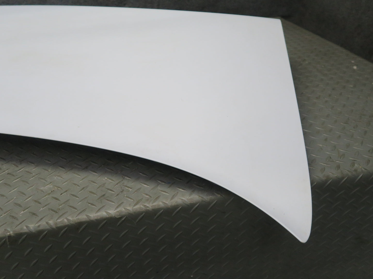86-91 Mercedes W126 560SEL Sedan Rear Trunk Deck Lid Shell Panel White OEM