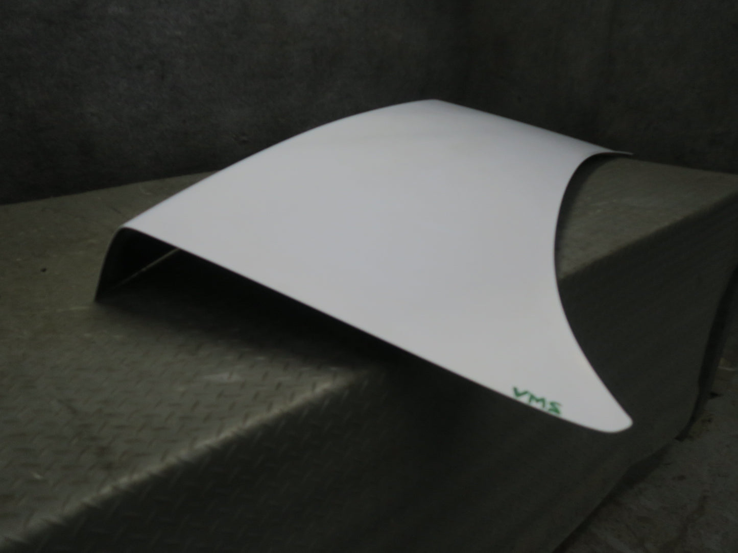 86-91 Mercedes W126 560SEL Sedan Rear Trunk Deck Lid Shell Panel White OEM