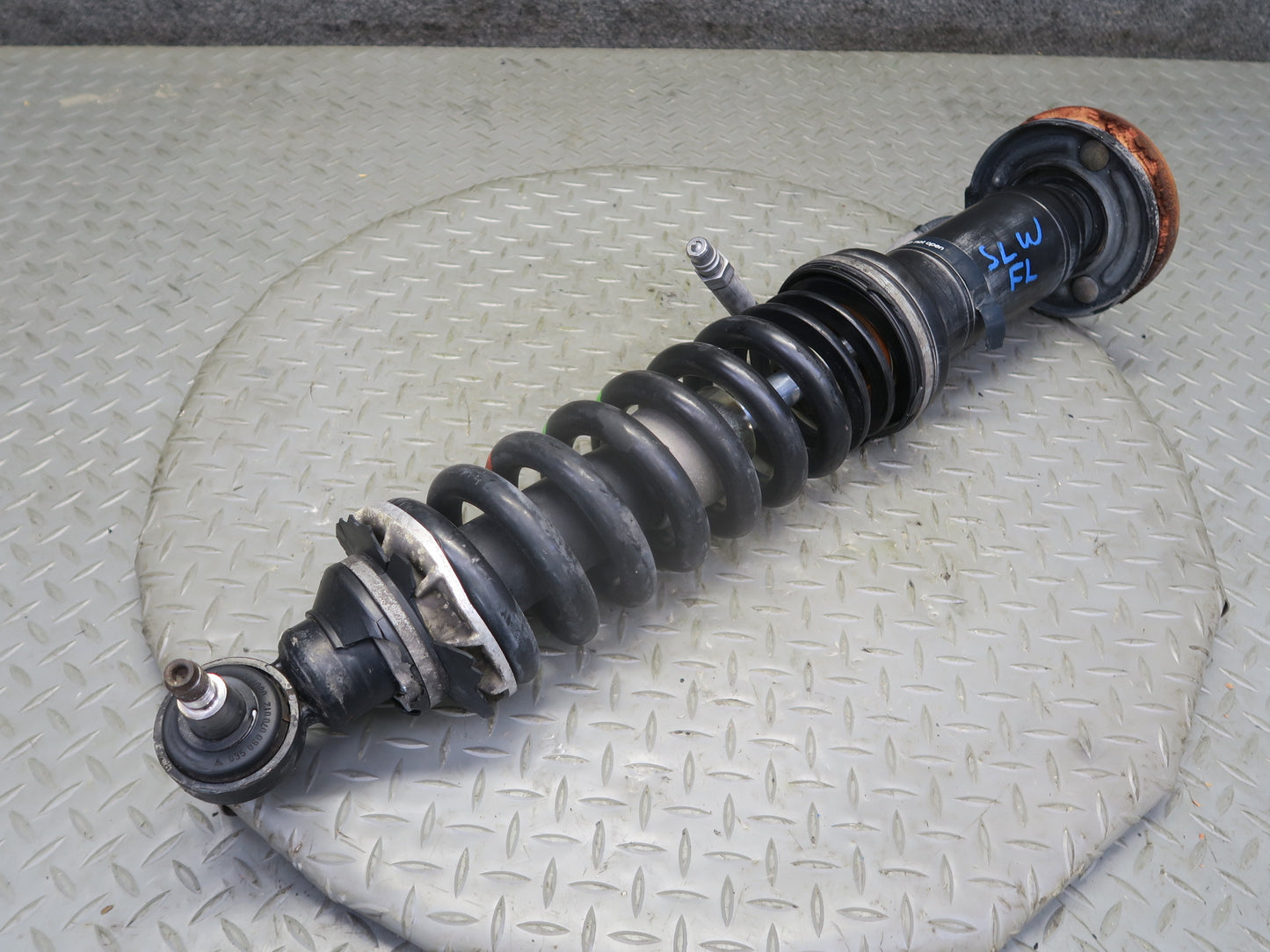 07-12 Mercedes R230 SL550 Front Left ABC Shock Strut w Spring 2303206113 OEM