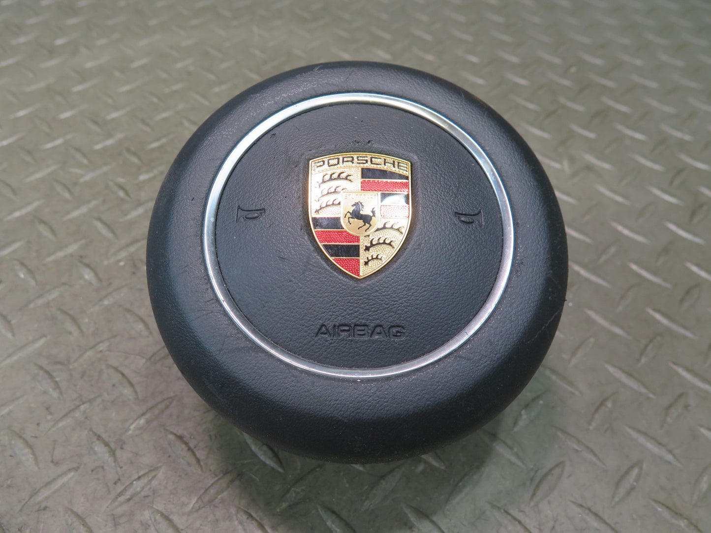 15-18 PORSCHE MACAN TURBO FRONT LEFT DRIVER SIDE STEERING WHEEL SRS AIRBAG OEM