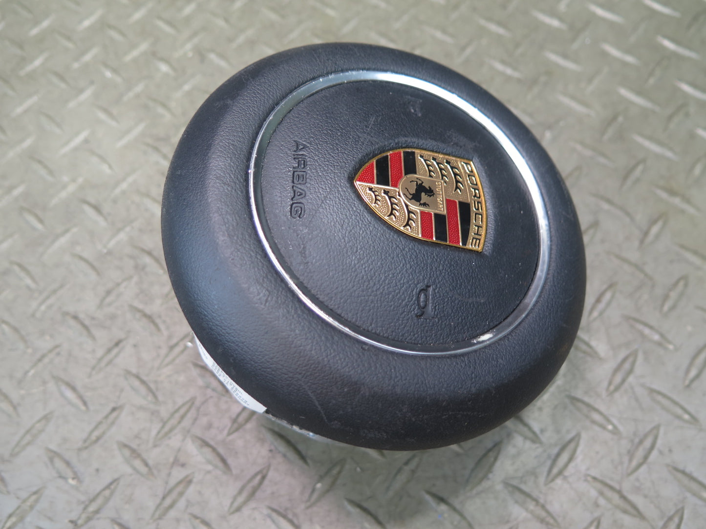 15-18 PORSCHE MACAN TURBO FRONT LEFT DRIVER SIDE STEERING WHEEL SRS AIRBAG OEM