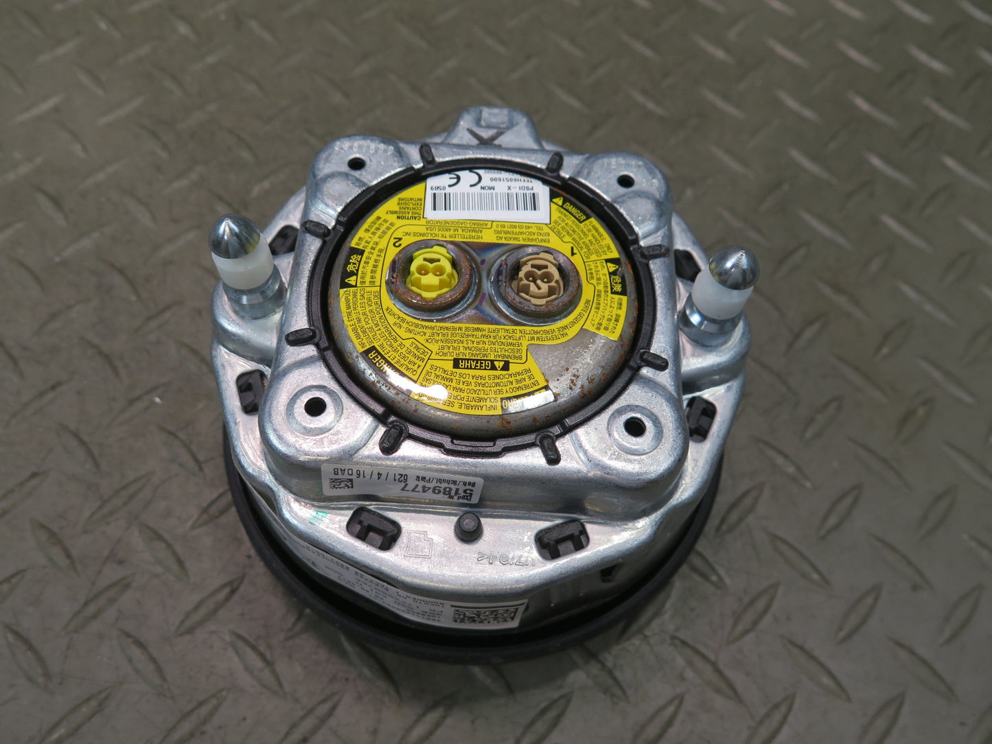 15-18 PORSCHE MACAN TURBO FRONT LEFT DRIVER SIDE STEERING WHEEL SRS AIRBAG OEM