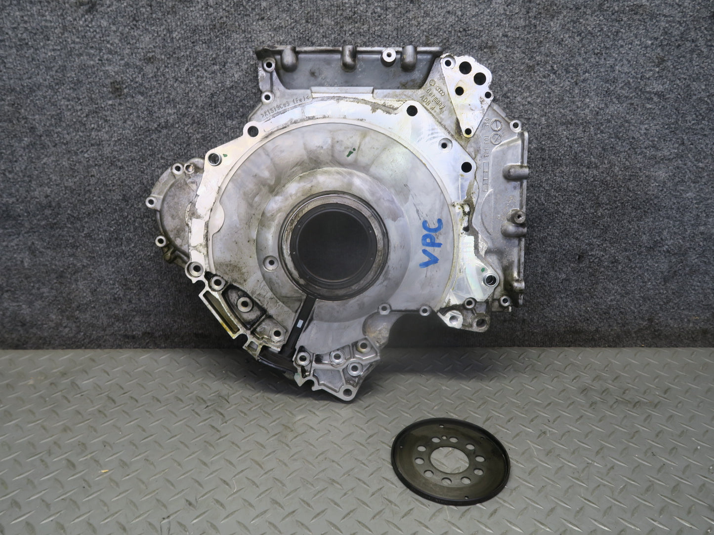 2015-2018 Porsche Cayenne 958 Hybrid 3.0L Engine Motor Rear Timing Cover Plate