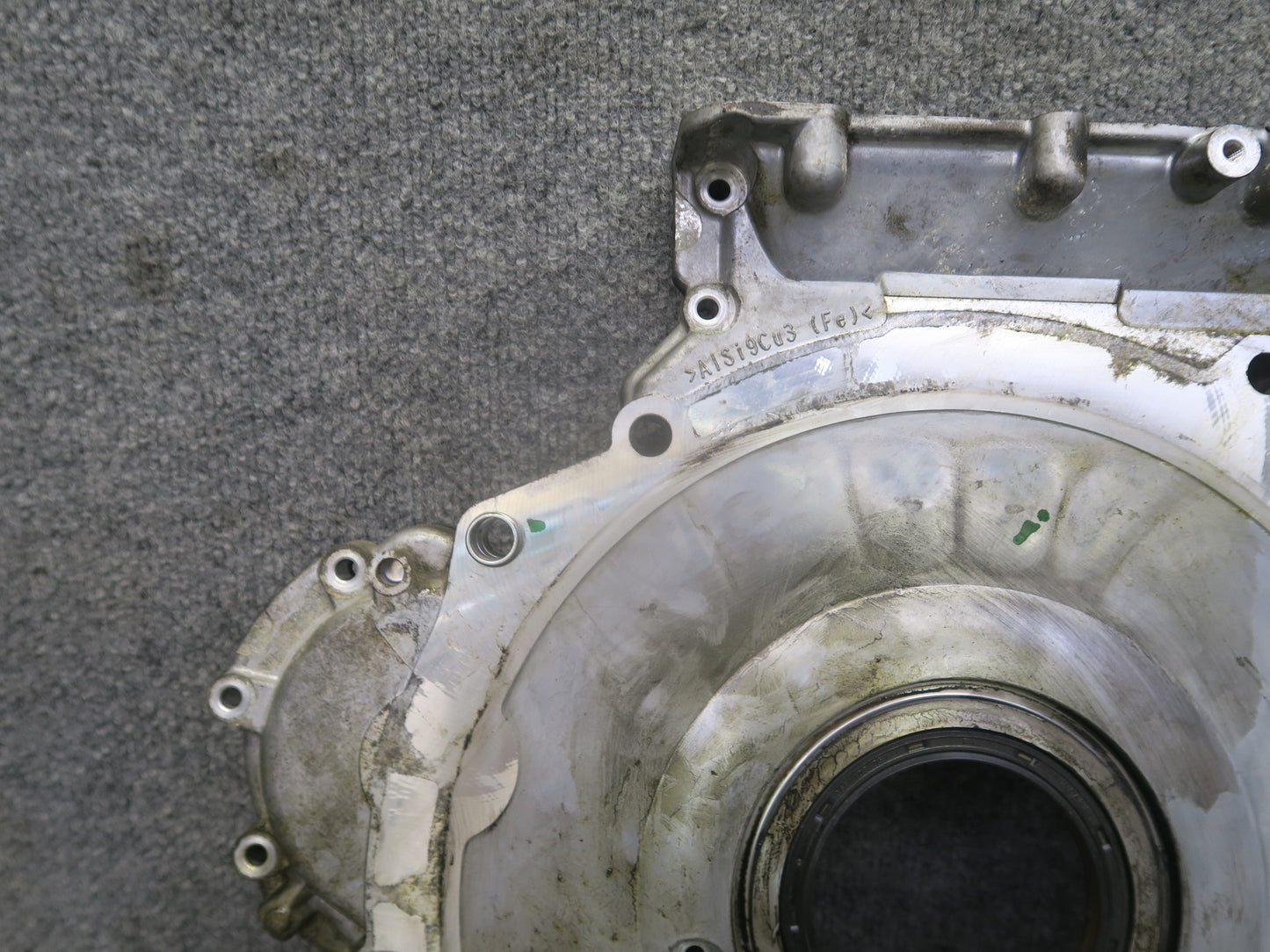 2015-2018 Porsche Cayenne 958 Hybrid 3.0L Engine Motor Rear Timing Cover Plate