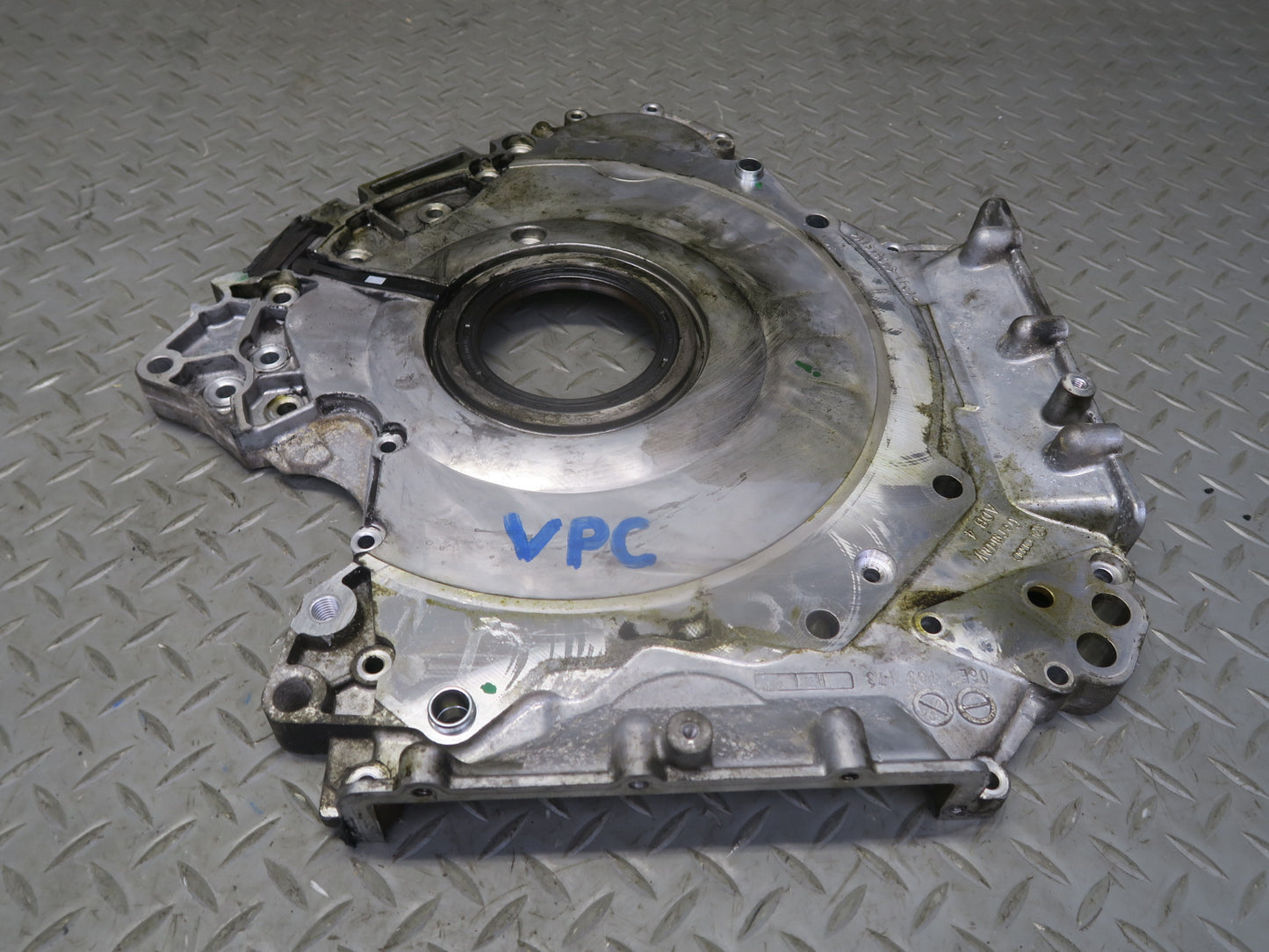 2015-2018 Porsche Cayenne 958 Hybrid 3.0L Engine Motor Rear Timing Cover Plate