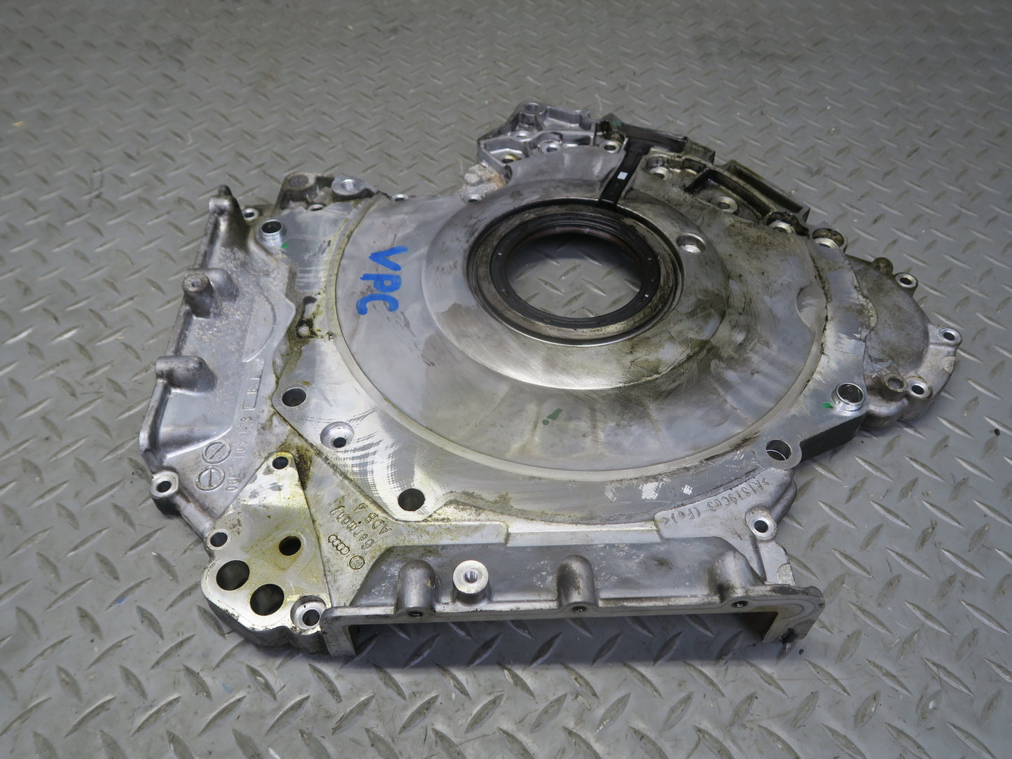 2015-2018 Porsche Cayenne 958 Hybrid 3.0L Engine Motor Rear Timing Cover Plate