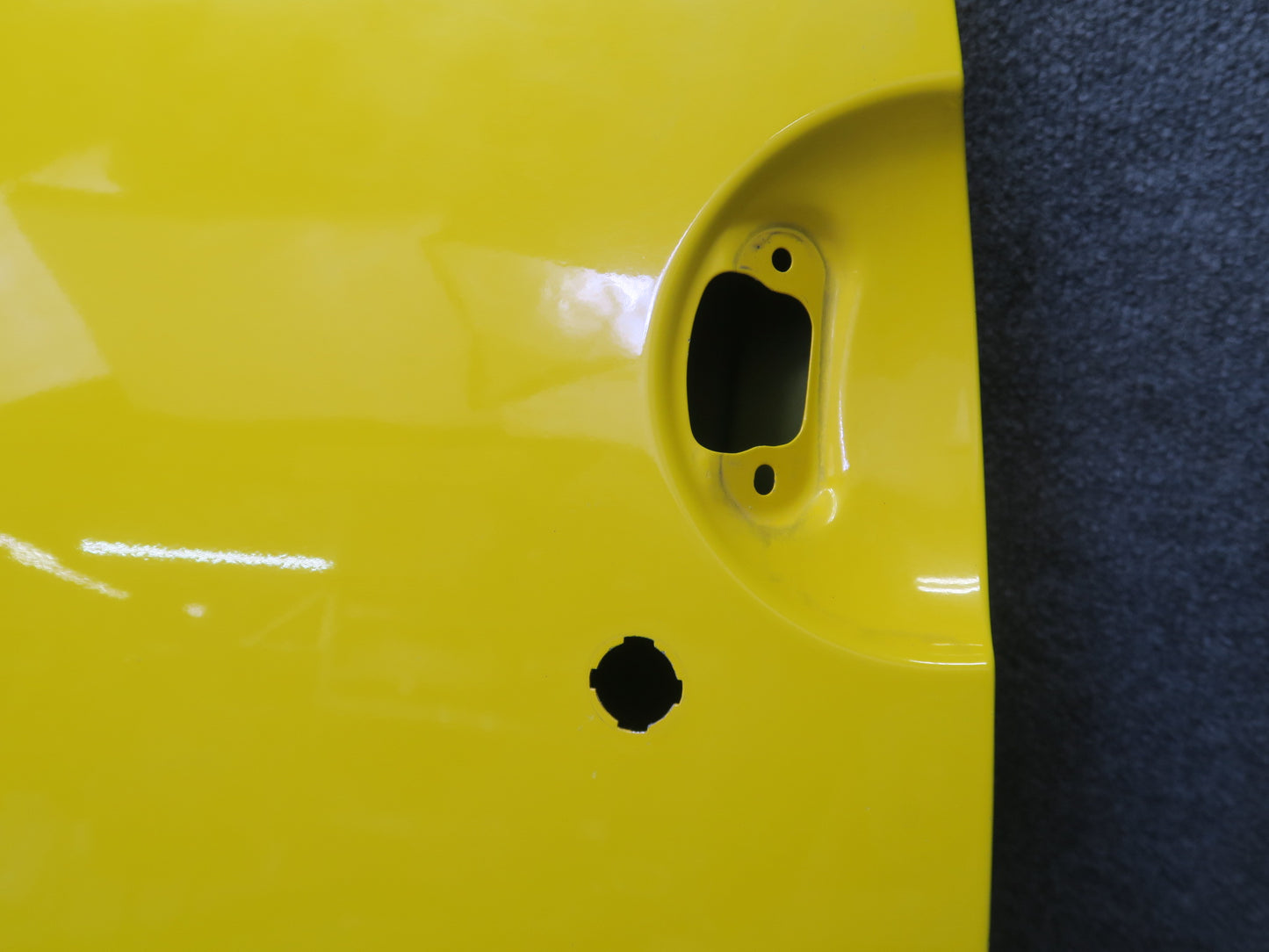 03-06 Chevrolet SSR Front Left Driver Door Shell Cover Panel Yellow OEM