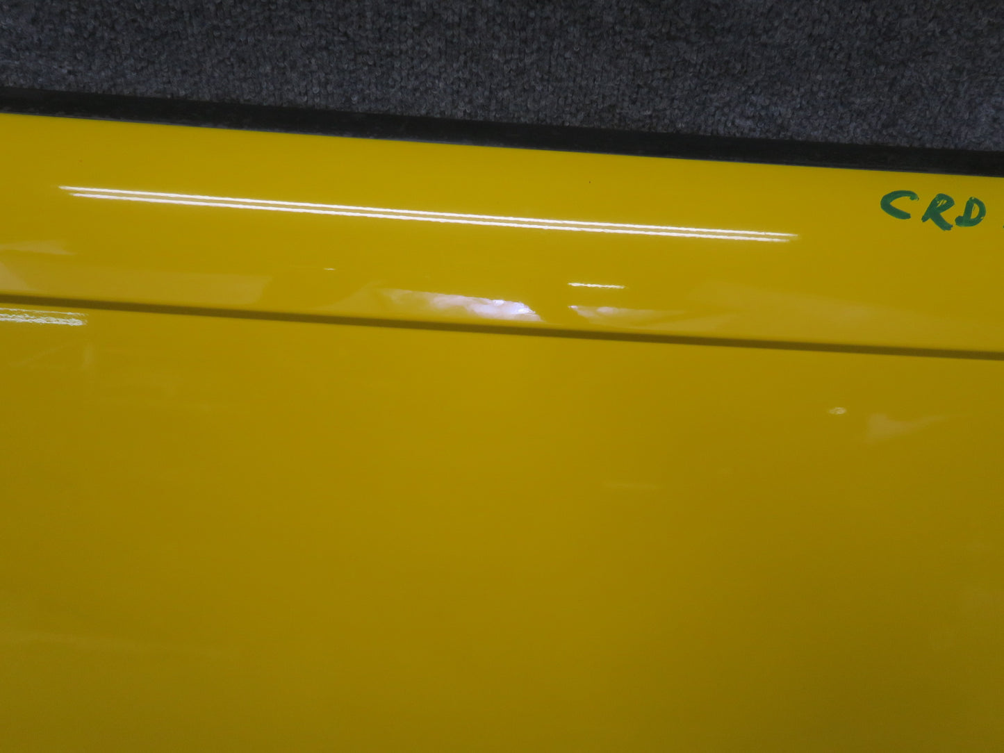 03-06 Chevrolet SSR Front Left Driver Door Shell Cover Panel Yellow OEM