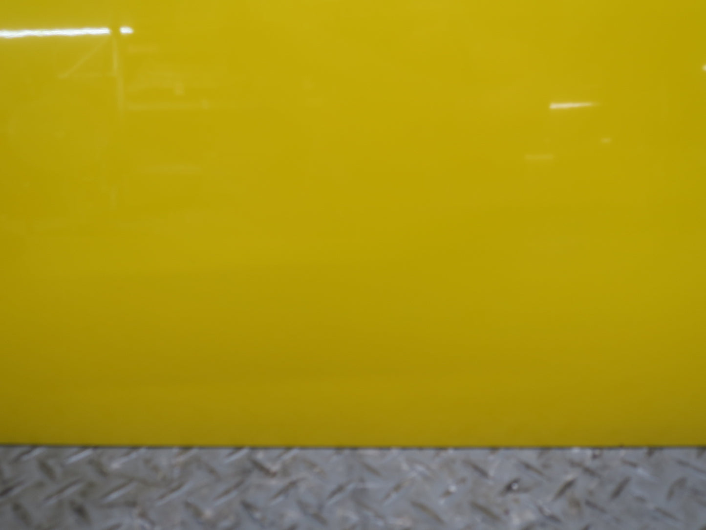 03-06 Chevrolet SSR Front Left Driver Door Shell Cover Panel Yellow OEM
