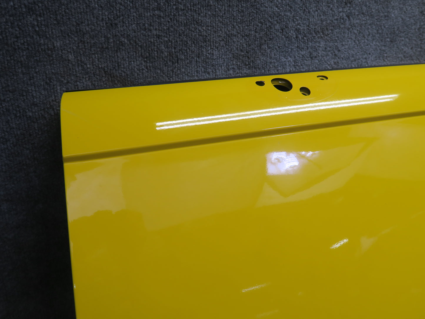 03-06 Chevrolet SSR Front Left Driver Door Shell Cover Panel Yellow OEM