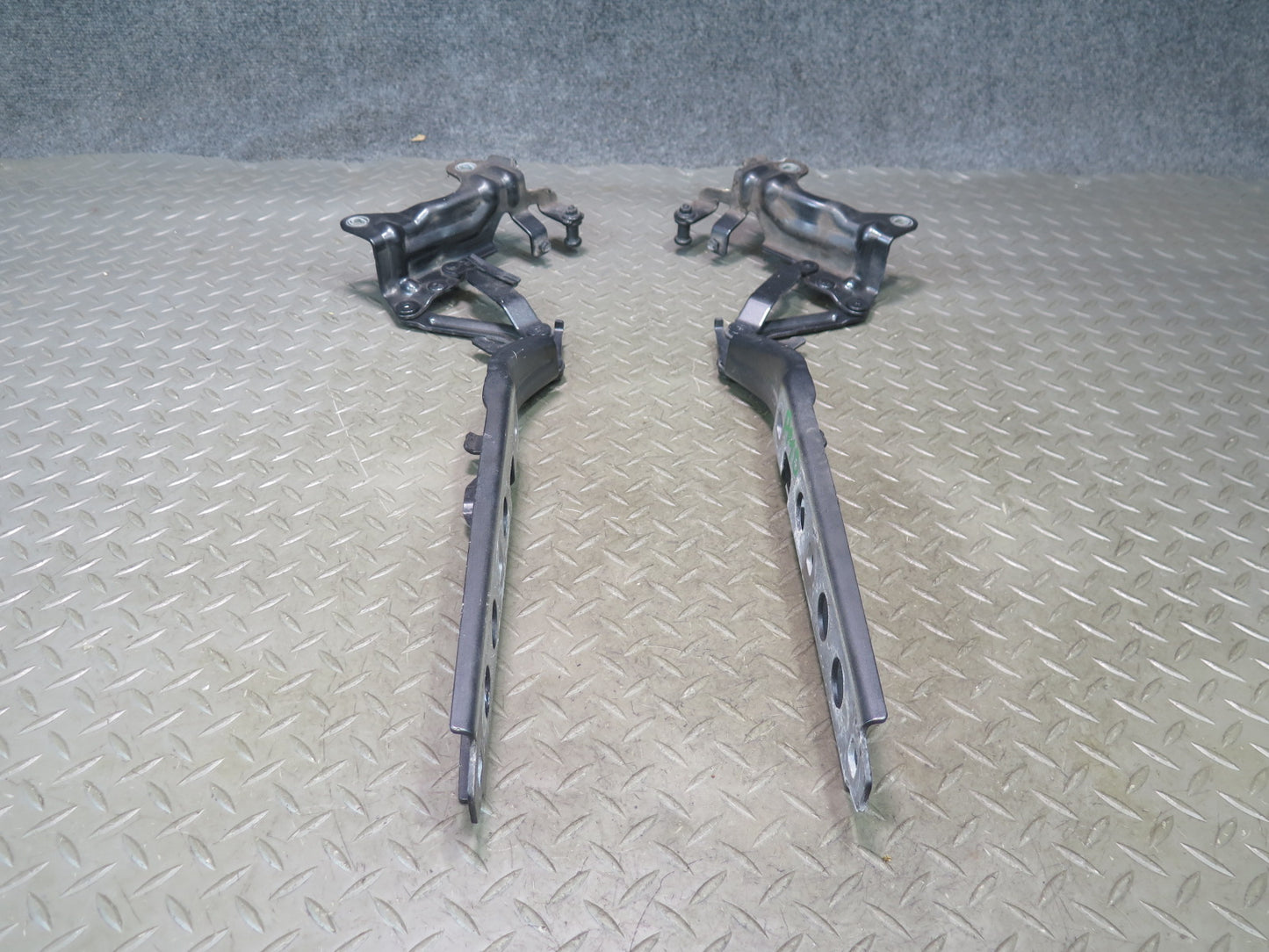 2015-2025 Porsche Macan Front Left & Right Hood Hinge Volcano Gray Set of 2