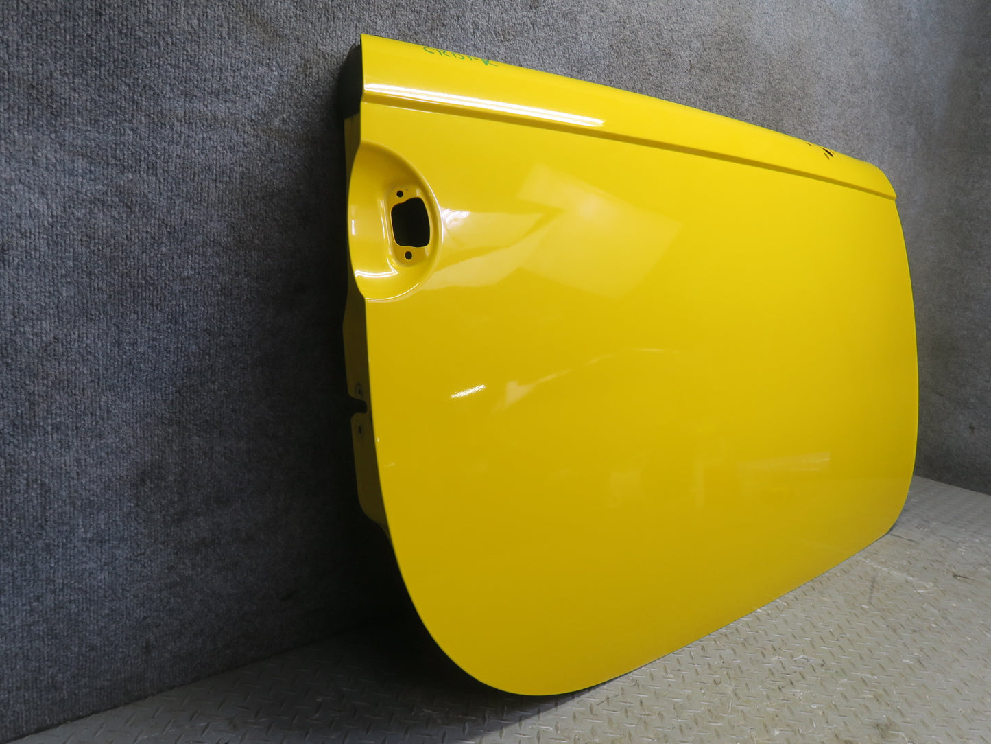 03-06 Chevrolet SSR Front Right Passenger Door Shell Cover Panel Yellow OEM