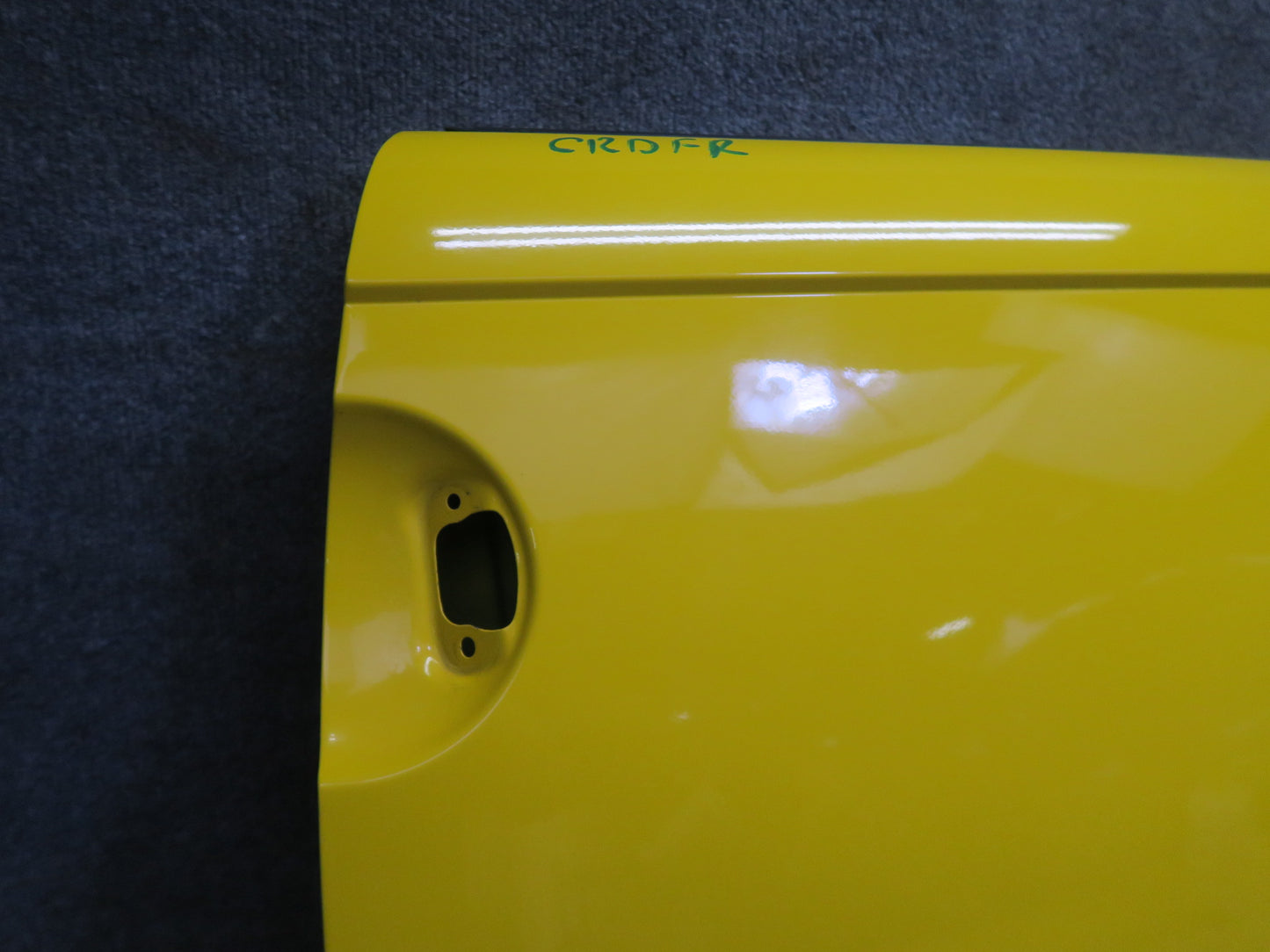 03-06 Chevrolet SSR Front Right Passenger Door Shell Cover Panel Yellow OEM