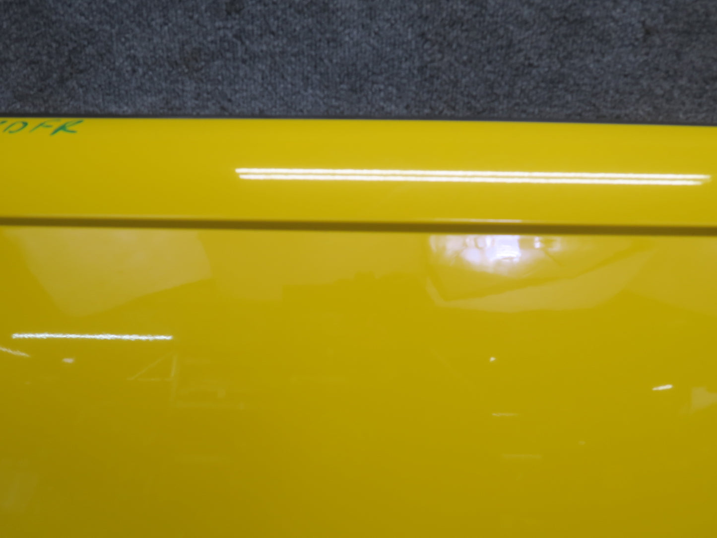 03-06 Chevrolet SSR Front Right Passenger Door Shell Cover Panel Yellow OEM