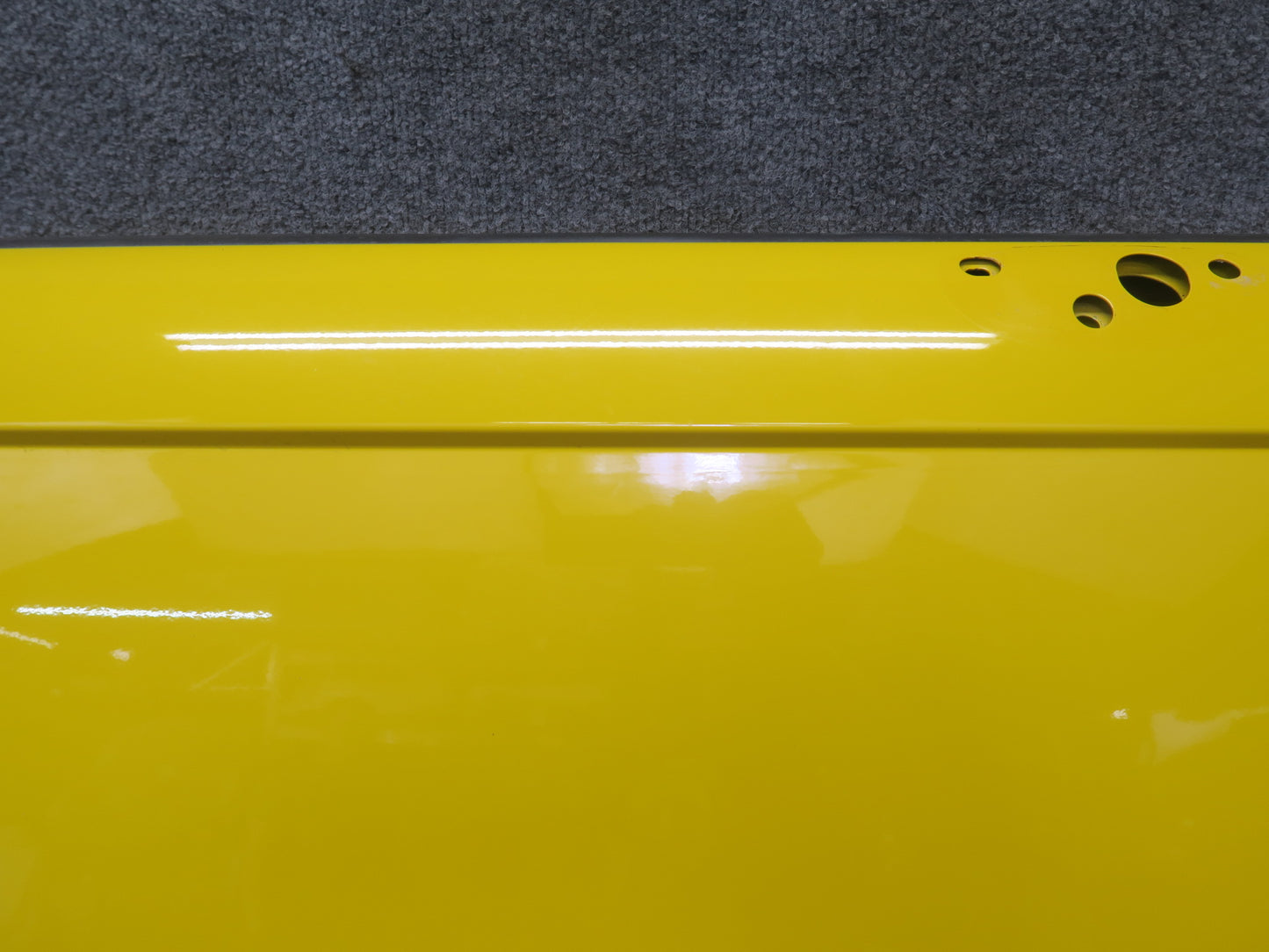 03-06 Chevrolet SSR Front Right Passenger Door Shell Cover Panel Yellow OEM