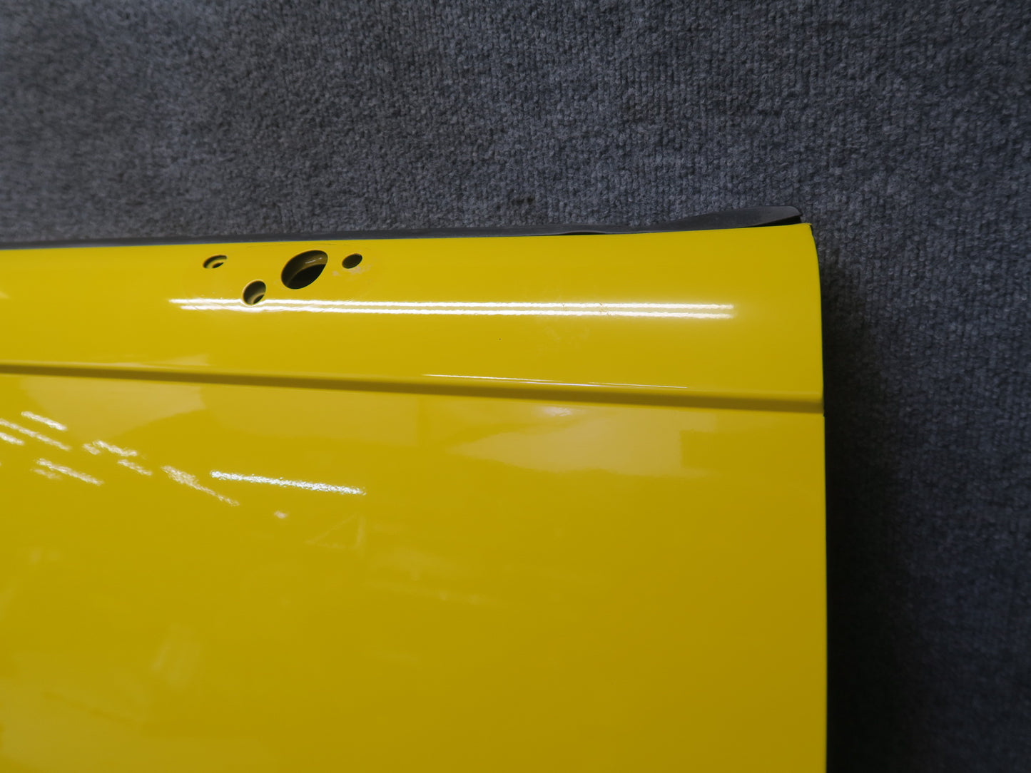03-06 Chevrolet SSR Front Right Passenger Door Shell Cover Panel Yellow OEM