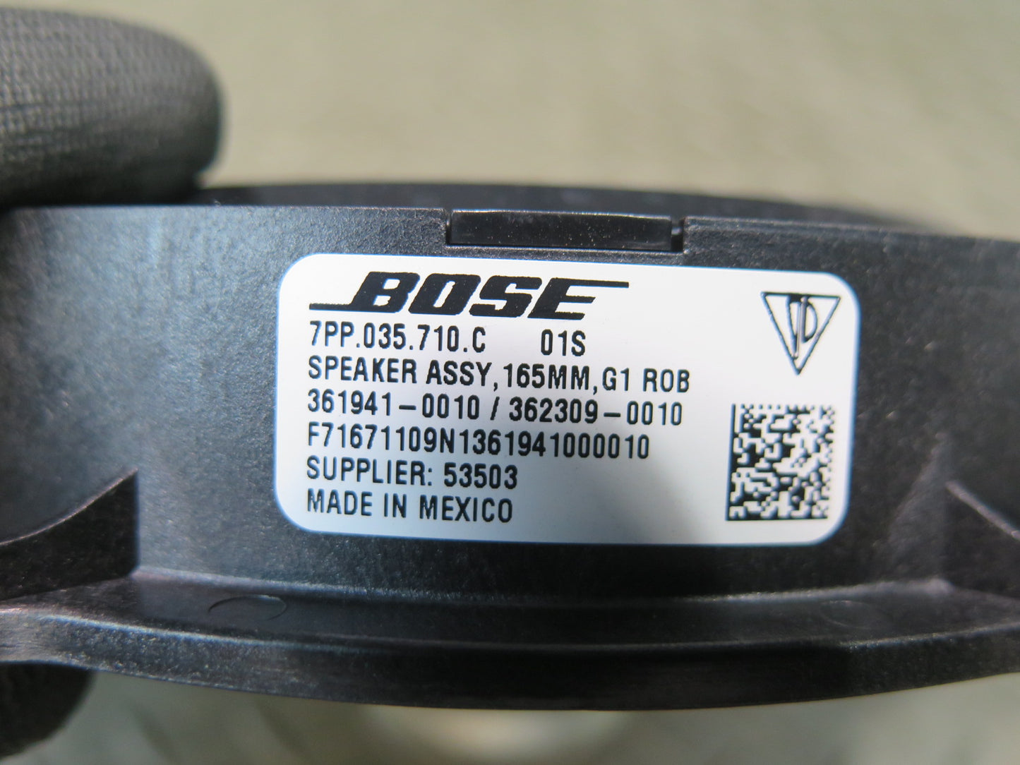 2015-2026 Porsche Macan Rear Left & Right Side Door Audio Speaker Bose Set