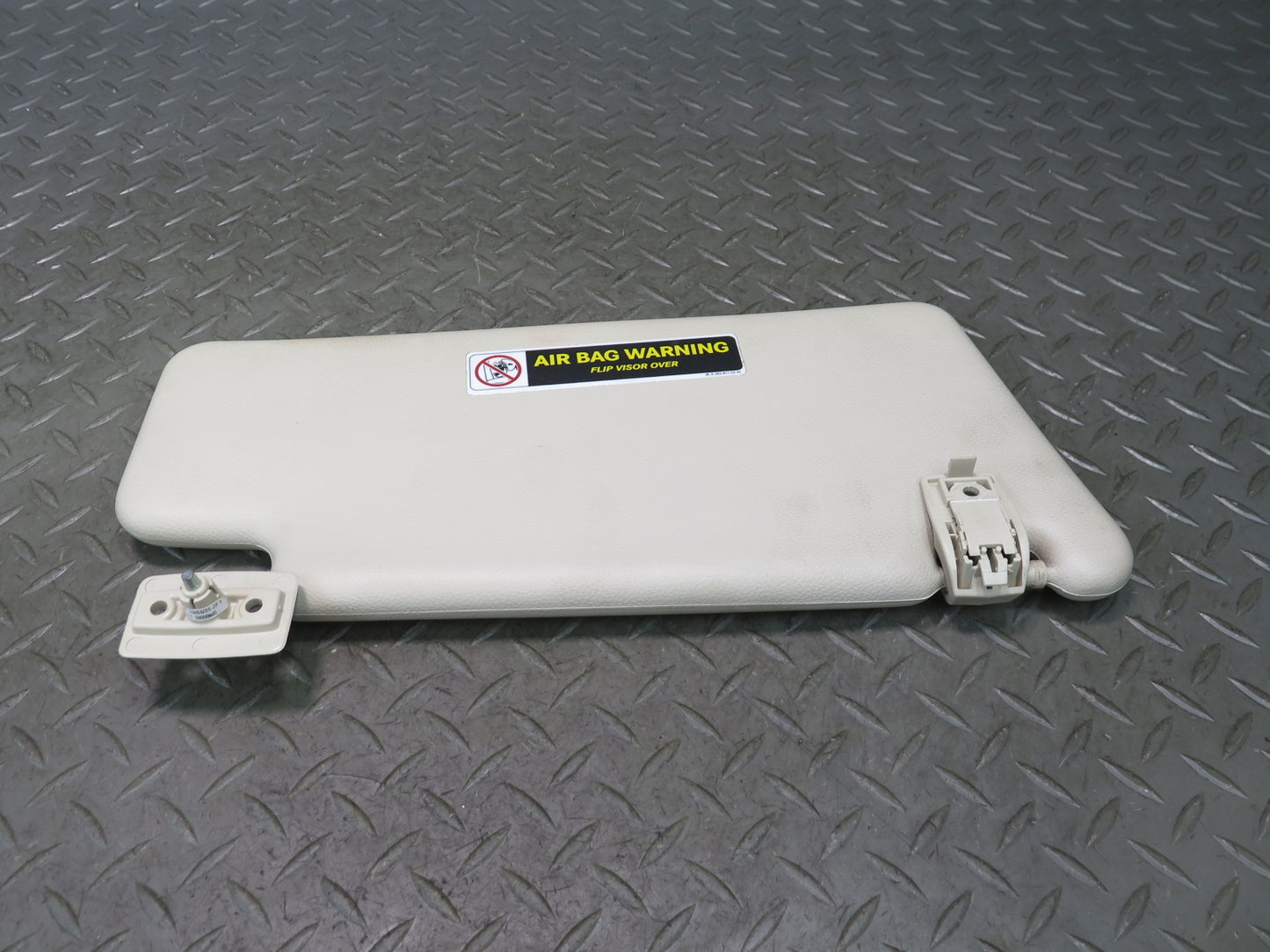 07-12 Mercedes R230 SL550 Front Left Driver Side Sun Visor Beige OEM