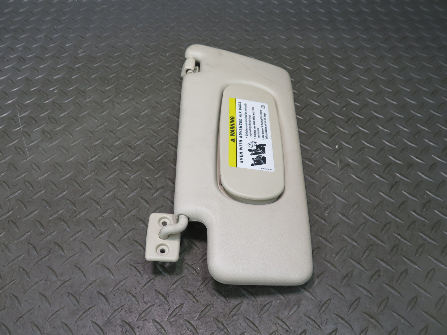 07-12 Mercedes R230 SL550 Front Left Driver Side Sun Visor Beige OEM