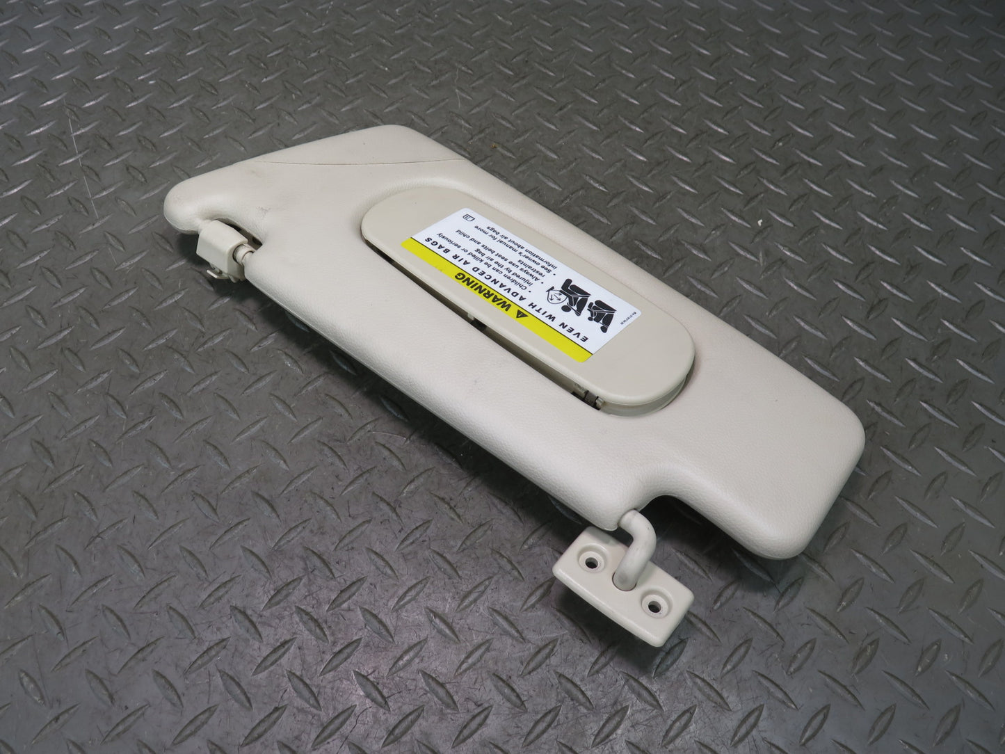 07-12 Mercedes R230 SL550 Front Left Driver Side Sun Visor Beige OEM