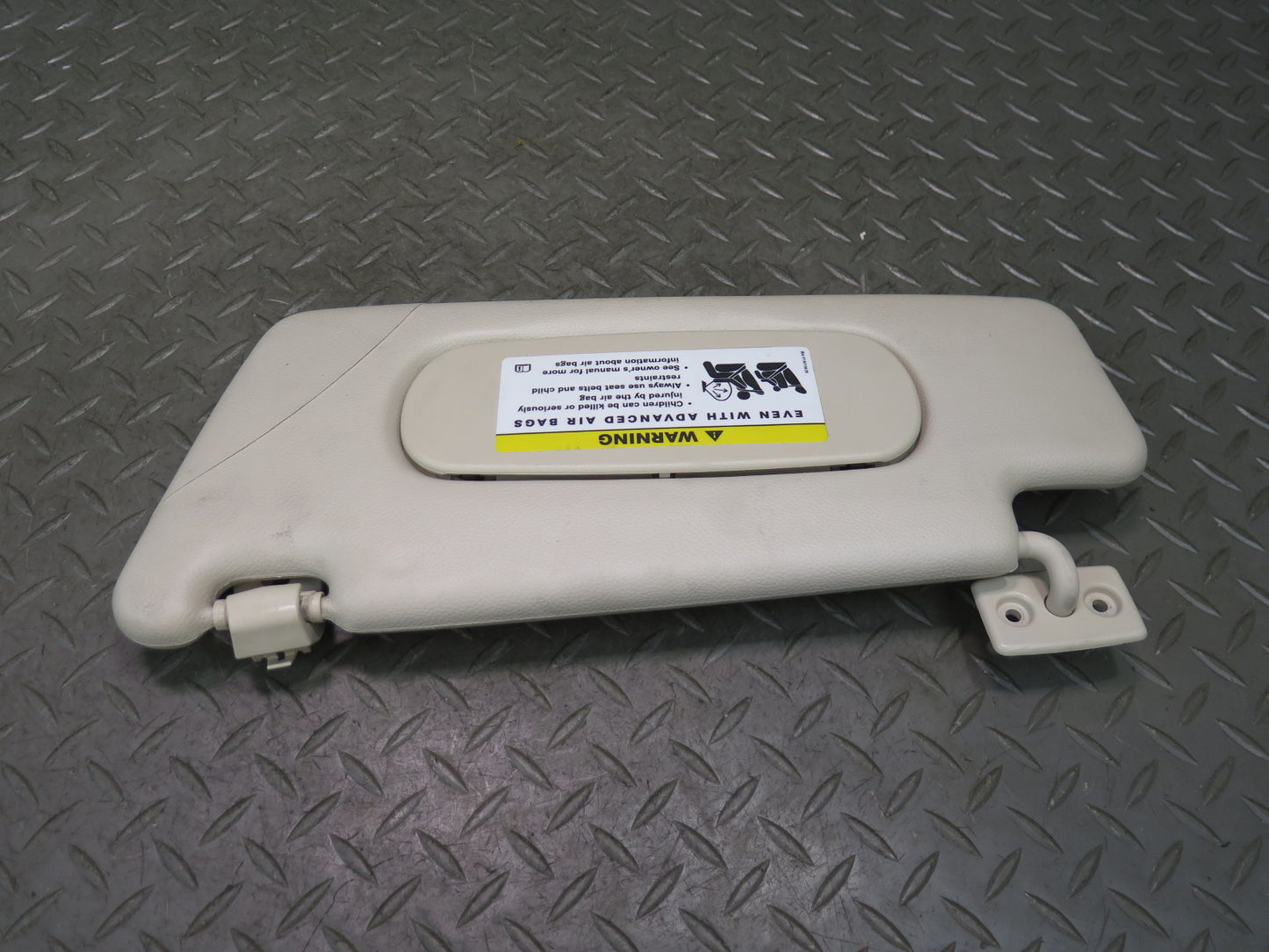 07-12 Mercedes R230 SL550 Front Left Driver Side Sun Visor Beige OEM