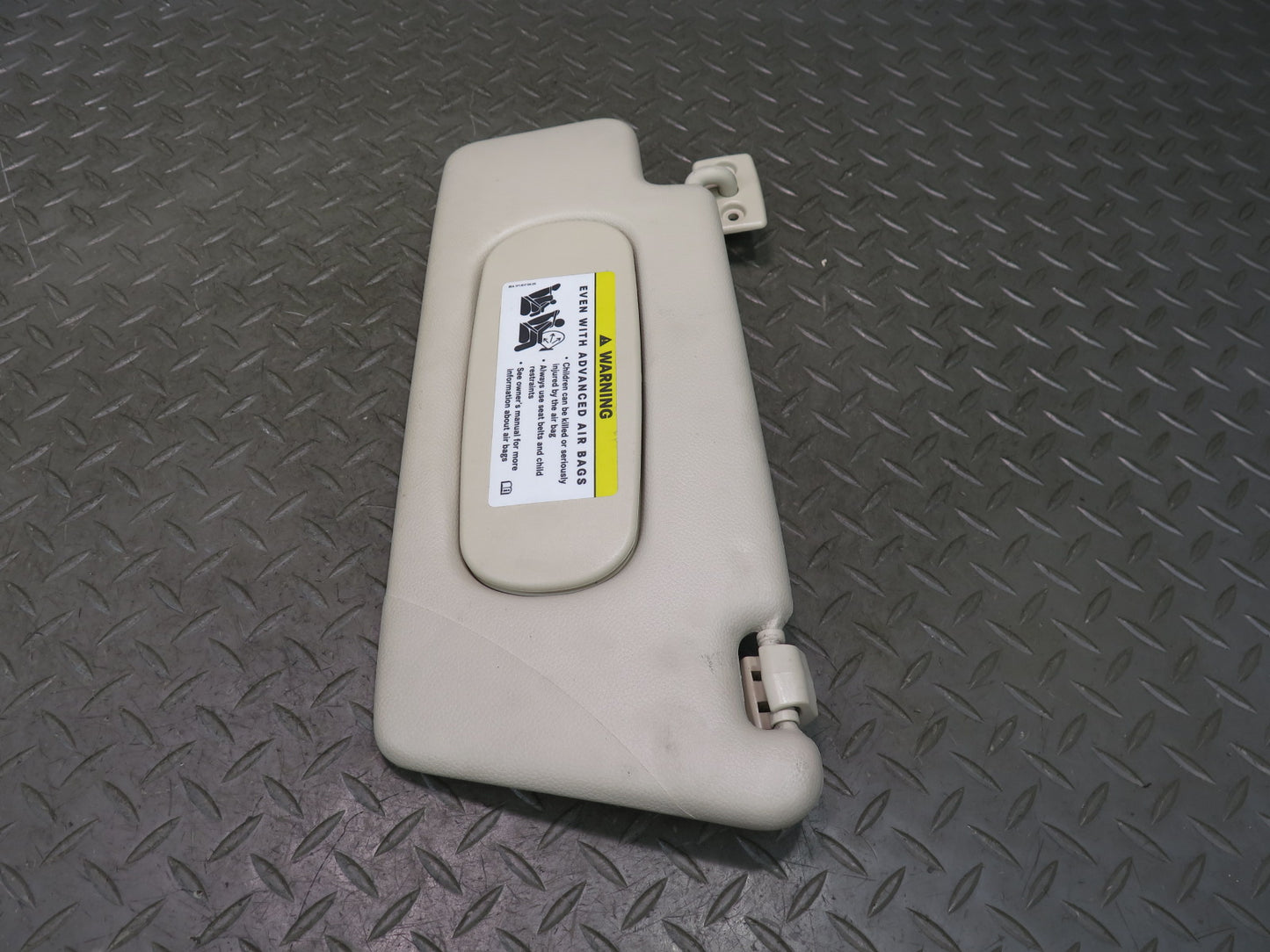 07-12 Mercedes R230 SL550 Front Left Driver Side Sun Visor Beige OEM