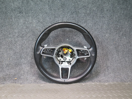 2015-2018 Porsche Macan 3-SPOKE Leather Steering W/ Controls & Paddles