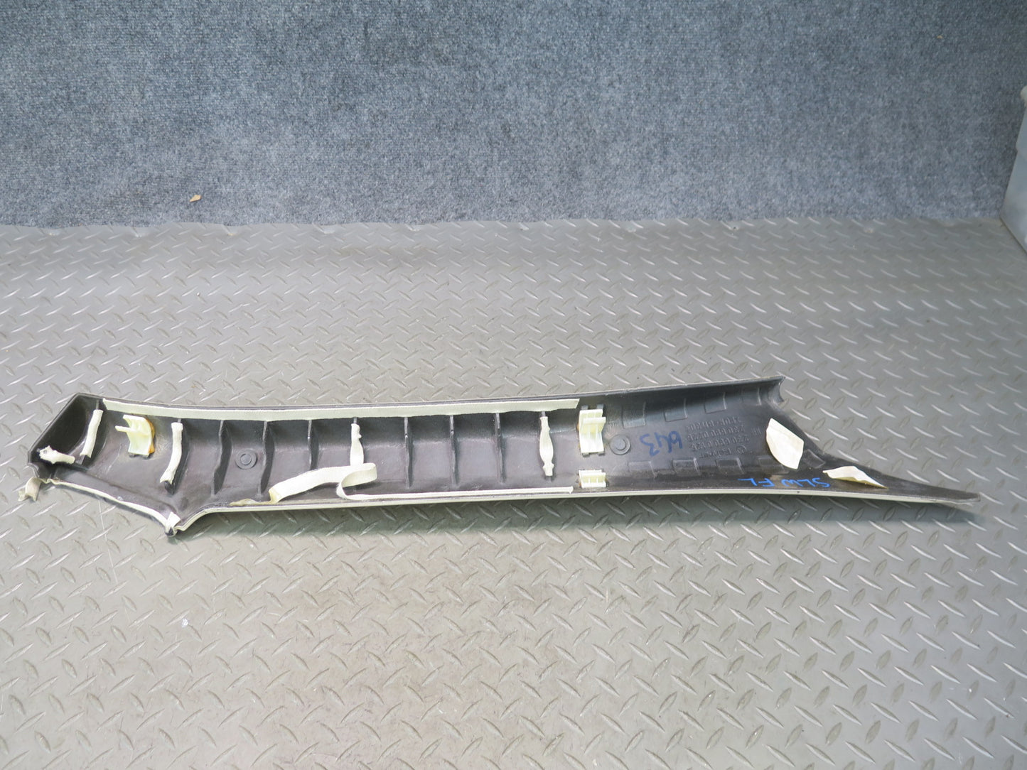 03-08 Mercedes R230 SL550 Set of 2 Front Interior A Pillar Trim Panel Beige OEM