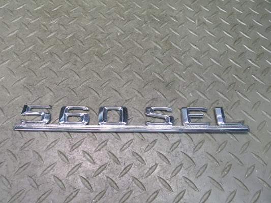 86-91 Mercedes W126 560SEL Rear Trunk Lid Emblem Logo Badge Symbol OEM