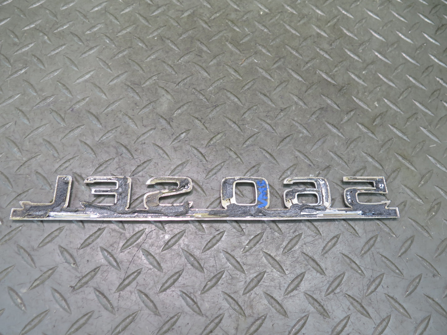 86-91 Mercedes W126 560SEL Rear Trunk Lid Emblem Logo Badge Symbol OEM