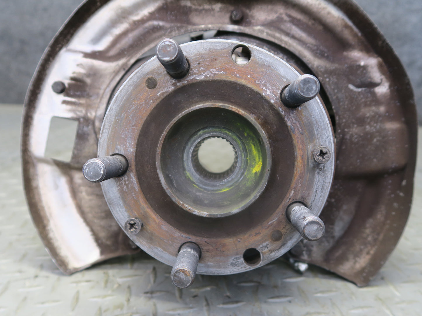 1987 Porsche 928 S4 Rear Left Spindle Knuckle Wheel Hub Bearing 59K Miles