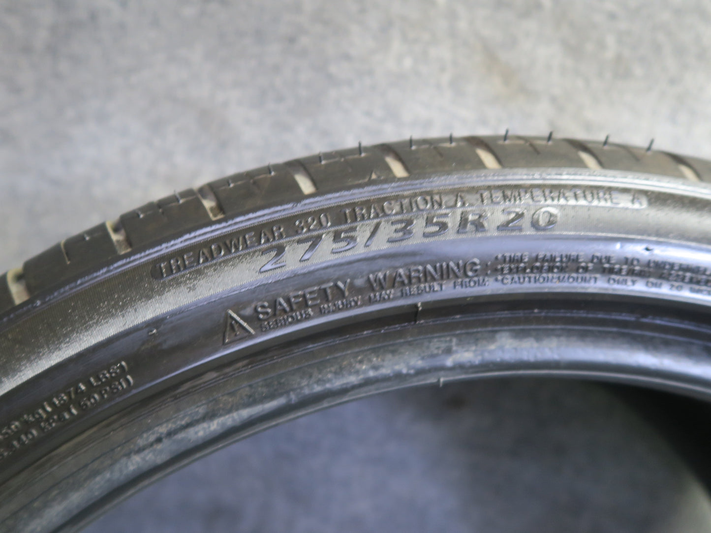 Set of 2 Lexani Lx-twenty A/S Tire 275/35 ZR20 102W XL 1625 9/32 Tread