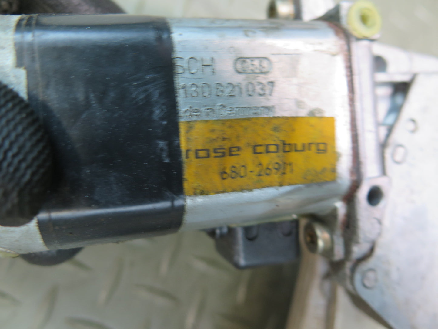86-91 Mercedes W126 560SEL Sedan Rear Left Door Window Regulator w Motor OEM