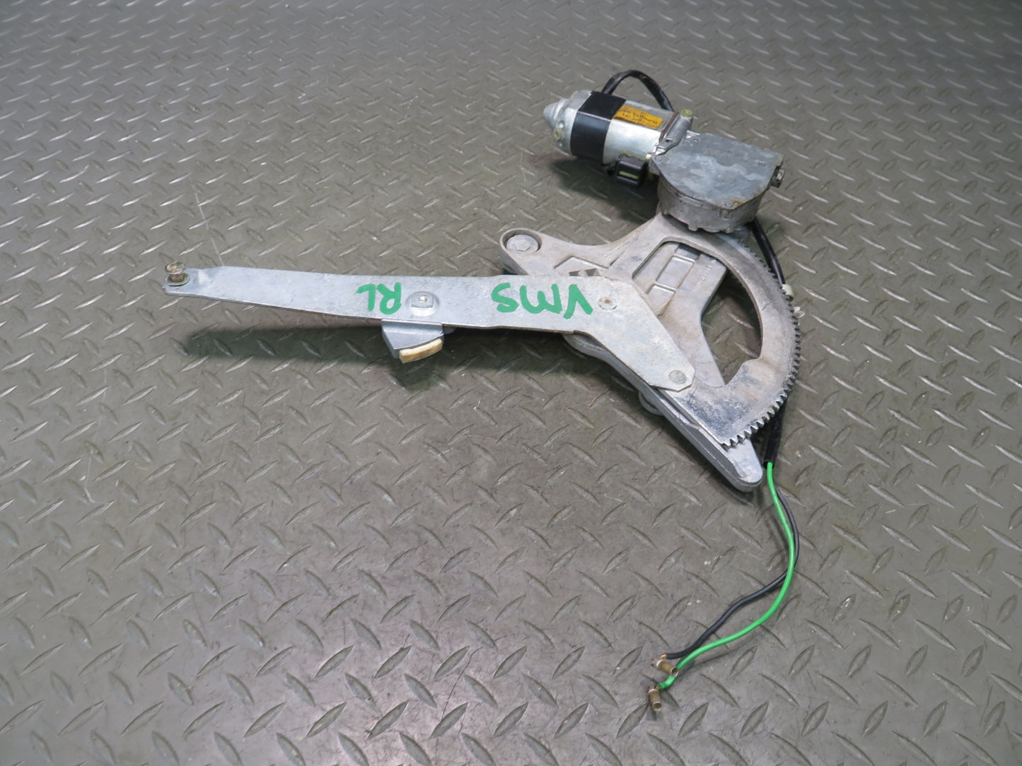 86-91 Mercedes W126 560SEL Sedan Rear Left Door Window Regulator w Motor OEM